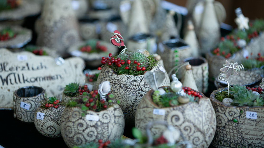 Weihnachtsmarkt Linz Kunsthandwerk Keramik