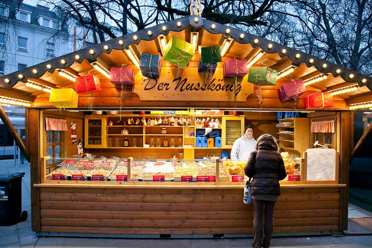 Nusskönig Gastro Weihnachtsmarkt Linz
