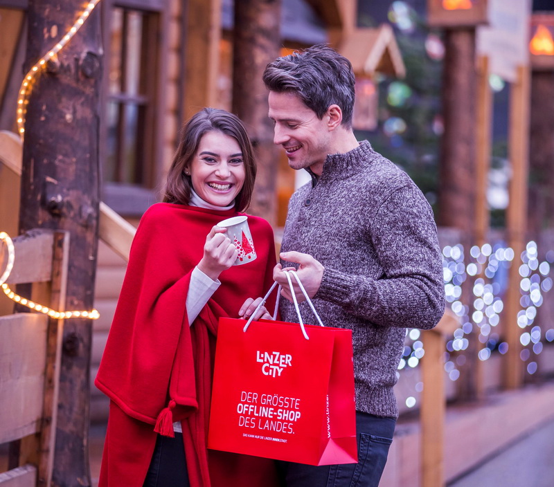 Shopping Weinachtsmarkt Linz