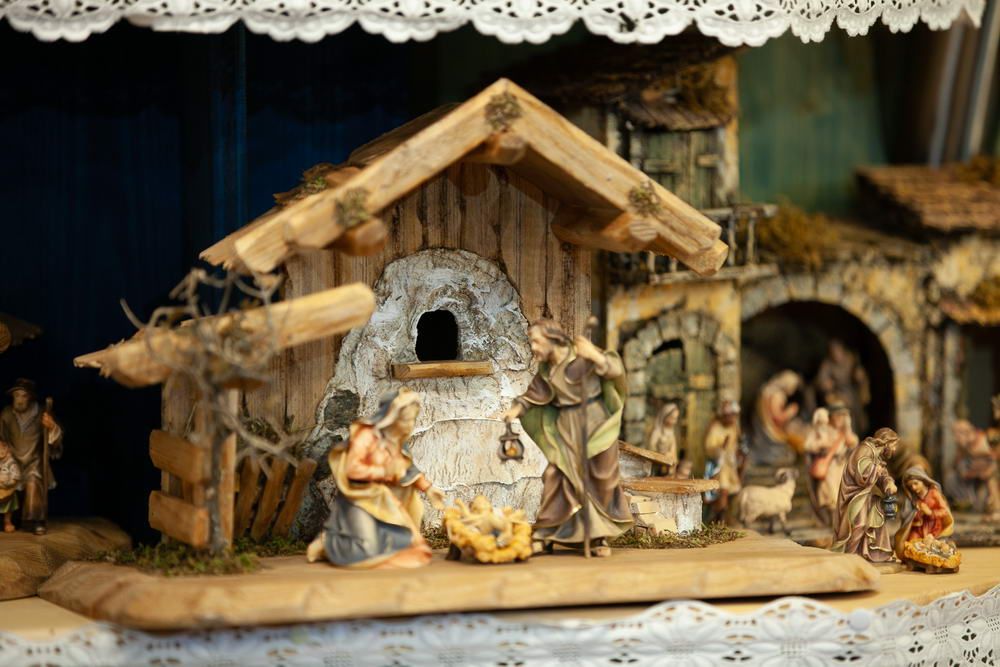 Krippen Christkindlmarkt Linz