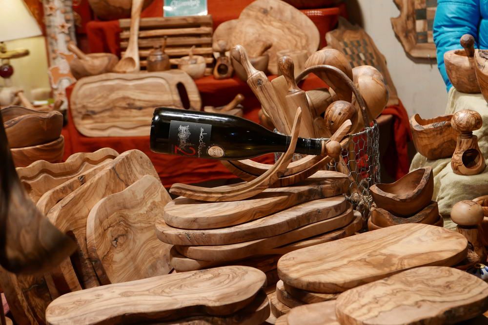 Olivenholz Linz Christkindlmarkt