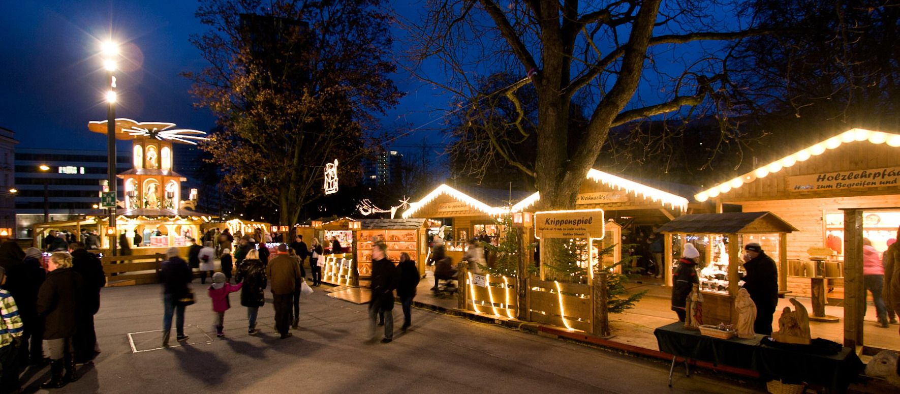 Weihnachtsmarkt Linzer Volksgarten
