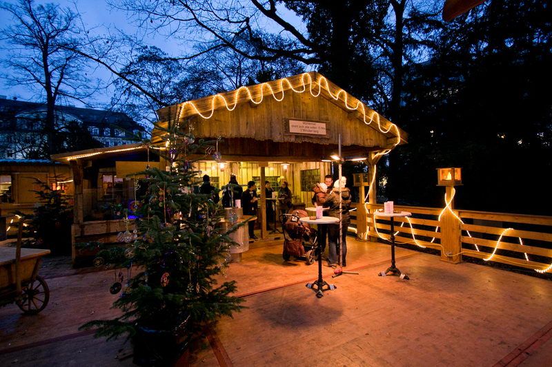 Schmiede am Weihnachtsmarkt Linz