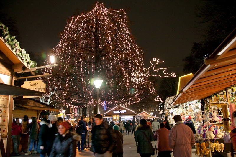 Weihnachtsmarkt Linz Weihnachtsbaum