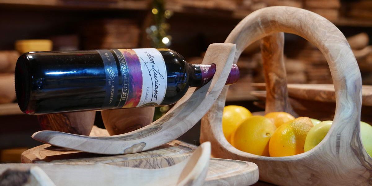 Weihnachtsmarkt Olivenholz Geschenk